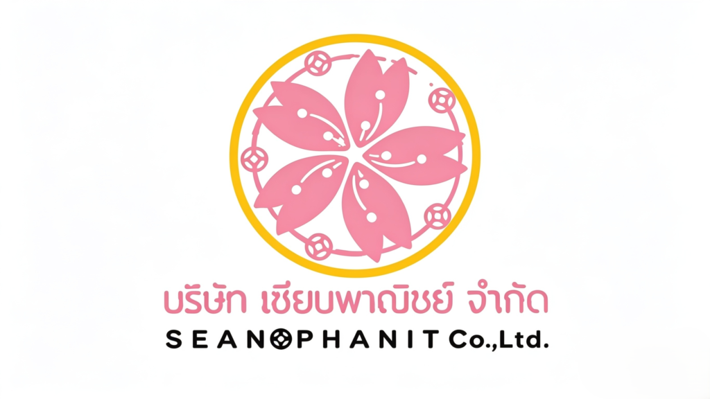 โลโก้ บริษัท เซียนพาณิชย์ จำกัด ขนย้าย เครื่องจักร ระยอง ชลบุรี
